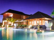 Villa Bayu Gita - Beach Front, Villa at Night